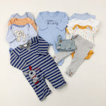 Baby Clothes Bundle (10 Items) - Boys Tiny Baby