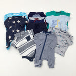 Baby Clothes Bundle (10 Items) - Boys Newborn