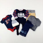 Baby Clothes Bundle (10 Items) - Boys 0-3 Months