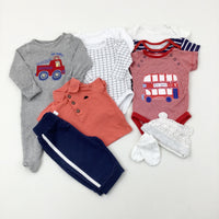 Baby Clothes Bundle (10 Items) - Boys 0-3 Months