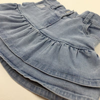 Light Blue Denim Skirt - Girls 18-24 Months