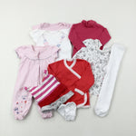 Baby Clothes Bundle (10 Items) - Girls 0-3 Months