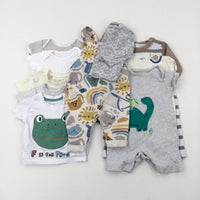 Baby Clothes Bundle (10 Items) - Boys 3-6 Months