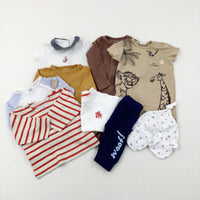 Baby Clothes Bundle (10 Items) - Boys 3-6 Months