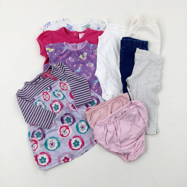 Baby Clothes Bundle (10 Items) - Girls 3-6 Months