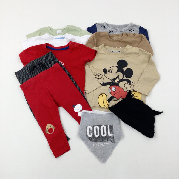 Baby Clothes Bundle (10 Items) - Boys 6-9 Months