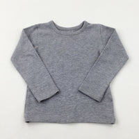 Textured Grey Long Sleeve Top - Boys 2-3 Years