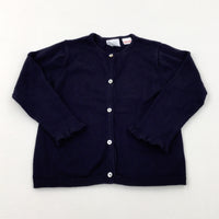 Navy Knitted Cardigan - Girls 2-3 Years