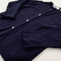 Navy Knitted Cardigan - Girls 2-3 Years