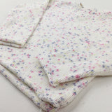 Patterned Colourful White Knitted Jumper - Girls 2-3 Years