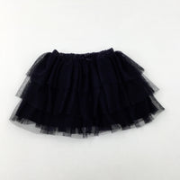 Black Layered Net Party Skirt - Girls 2-3 Years