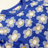 Daisies Blue Short Pyjamas - Girls 2-3 Years