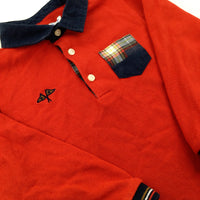 Flags Motif Red Rugby Shirt - Boys 18-24 Months