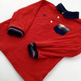 Flags Motif Red Rugby Shirt - Boys 18-24 Months