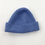 Blue Knitted Winter Hat - Boys 3-4 Years