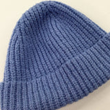 Blue Knitted Winter Hat - Boys 3-4 Years