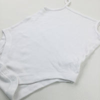 White Cotton Bodysuit - Girls 18-24 Months