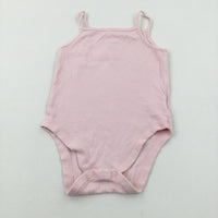 Pale Pink Cotton Bodysuit - Girls 18-24 Months