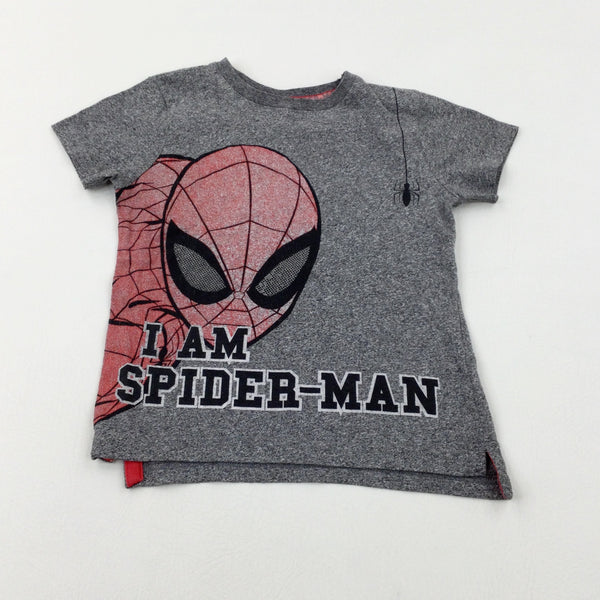 'I Am Spider-Man' Grey T-Shirt - Boys 4-5 Years