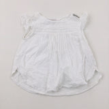 Patterned White T-Shirt - Girls 2-3 Years