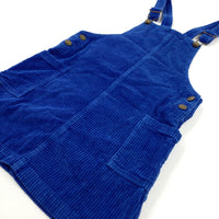Blue Cord Dress - Girls 9-10 Years