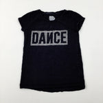 'Dance' Black T-Shirt - Girls 10-11 Years