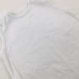 White Cotton Bodysuit - Boys 2-3 Years