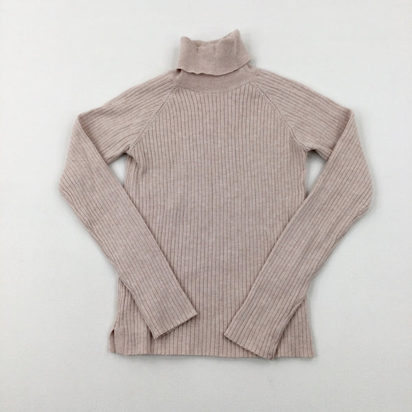 Dusky Pink Knitted Jumper - Girls 11-12 Years