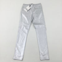 **NEW** Silver Jeggings - Girls 11-12 Years