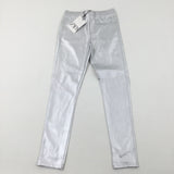 **NEW** Silver Jeggings - Girls 11-12 Years