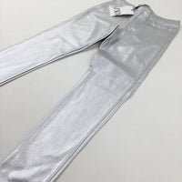 **NEW** Silver Jeggings - Girls 11-12 Years