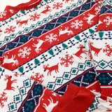 Snowflakes Patterned Red & Green Pyjamas - Boys/Girls 13-14 Years