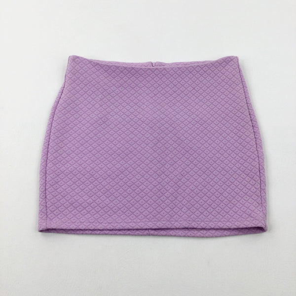 Patterned Lilac Skirt - Girls 12-13 Years