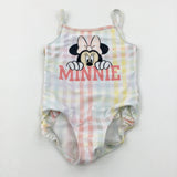 'Minnie' Mouse Colourful Swimming Costume - Girls 2-3 Years