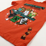 'Minecraft' Festive Creepers Orange T-Shirt - Boys 5-6 Years