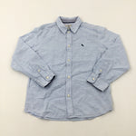 Ram Motif Light Blue Long Sleeved Shirt - Boys 7-8 Years