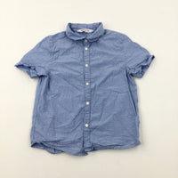 Light Blue Short Sleeved Shirt - Boys 7-8 Years