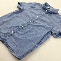 Light Blue Short Sleeved Shirt - Boys 7-8 Years