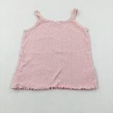 Bow Pink Vest - Girls 6-7 Years