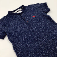 Dog Motif Navy T-Shirt - Boys 7-8 Years