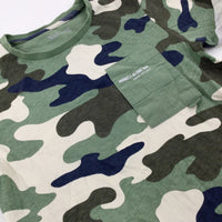 Camouflage Green T-Shirt - Boys 9-10 Years