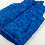 Sharks Blue Padded Gilet - Boys 9-10 Years