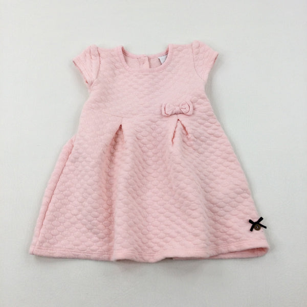 Quilted Pink Dress - Girls 12-18 Months