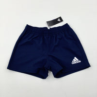 **NEW** 'Adidas' Navy Sports Shorts - Boys 9-10 Years