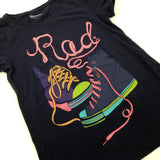 'Rad' Glittery Navy T-Shirt - Girls 8-9 Years