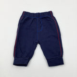 Navy Joggers - Boys 0-3 Months