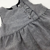 Grey Wool Mix Smart Playsuit - Girls 18-24 Months