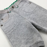 Light Grey Joggers - Boys 0-3 Months