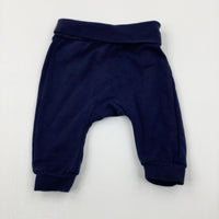 Navy Jersey Trousers - Boys 3-6 Months