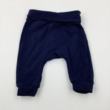 Navy Jersey Trousers - Boys 3-6 Months